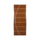Kit Porta De Madeira Decorada 212x95cm Com Batente De Alumini