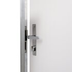 Kit Porta De Madeira Decorada 212x95cm Com Batente De Alumini