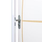 Kit Porta De Madeira Decorada 212x95cm Com Batente De Alumini