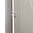 Kit Porta De Madeira Decorada 215x64cm Com Batente De Mdf Ult