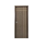 Kit Porta De Madeira Decorada 215x64cm Com Batente De Mdf Ult