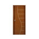Kit Porta De Madeira Decorada 215x64cm Com Batente De Mdf Ult