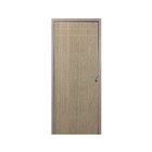 Kit Porta De Madeira Decorada 215x64cm Com Batente De Mdf Ult