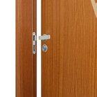 Kit Porta De Madeira Decorada 215x64cm Com Batente De Mdf Ult