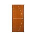 Kit Porta De Madeira Decorada 215x64cm Com Batente De Mdf Ult