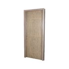 Kit Porta De Madeira Decorada 215x74cm Com Batente De Mdf Ult
