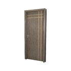 Kit Porta De Madeira Decorada 215x74cm Com Batente De Mdf Ult