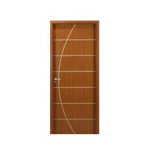 Kit Porta De Madeira Decorada 215x74cm Com Batente De Mdf Ult
