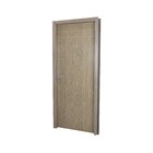 Kit Porta De Madeira Decorada 215x74cm Com Batente De Mdf Ult