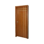 Kit Porta De Madeira Decorada 215x74cm Com Batente De Mdf Ult