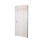 Kit Porta De Madeira Decorada 215x74cm Com Batente De Mdf Ult