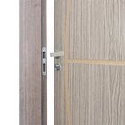 Kit Porta De Madeira Decorada 215x74cm Com Batente De Mdf Ult