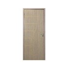 Kit Porta De Madeira Decorada 215x74cm Com Batente De Mdf Ult