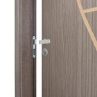 Kit Porta De Madeira Decorada 215x74cm Com Batente De Mdf Ult