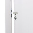 Kit Porta De Madeira Decorada 215x74cm Com Batente De Mdf Ult