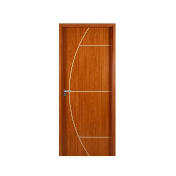 Kit Porta De Madeira Decorada 215x84cm Com Batente De Mdf 10c