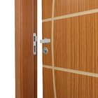 Kit Porta De Madeira Decorada 215x84cm Com Batente De Mdf Ult