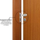 Kit Porta De Madeira Decorada 215x84cm Com Batente De Mdf Ult