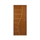 Kit Porta De Madeira Decorada 215x84cm Com Batente De Mdf Ult
