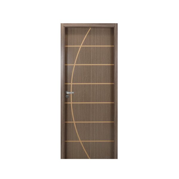 Kit Porta De Madeira Decorada 215x84cm Com Batente De Mdf Ult