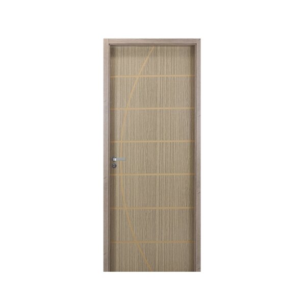 Kit Porta De Madeira Decorada 215x84cm Com Batente De Mdf Ult