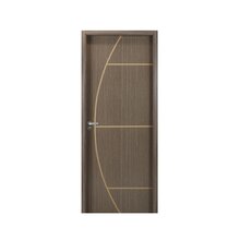 Kit Porta De Madeira Decorada 215x84cm Com Batente De Mdf Ult