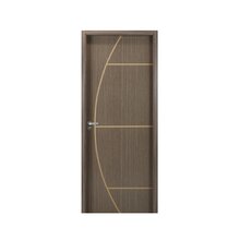 Kit Porta De Madeira Decorada 215x84cm Com Batente De Mdf Ult