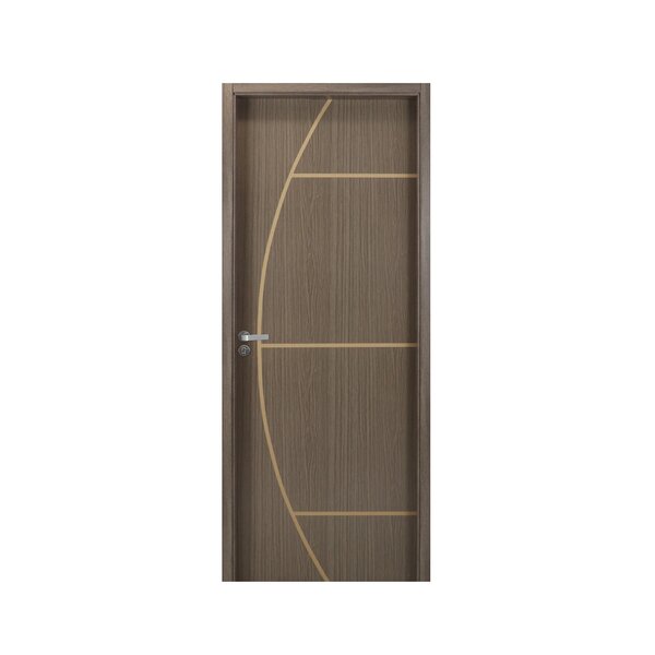 Kit Porta De Madeira Decorada 215x84cm Com Batente De Mdf Ult