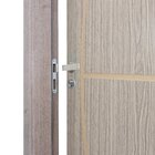 Kit Porta De Madeira Decorada 215x84cm Com Batente De Mdf Ult