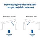 Kit Porta De Madeira Decorada 215x84cm Com Batente De Mdf Ult