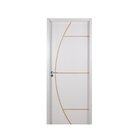 Kit Porta De Madeira Decorada 215x84cm Com Batente De Mdf Ult