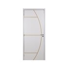 Kit Porta De Madeira Decorada 215x84cm Com Batente De Mdf Ult