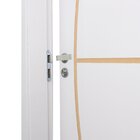 Kit Porta De Madeira Decorada 215x84cm Com Batente De Mdf Ult