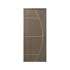Kit Porta De Madeira Decorada 215x84cm Com Batente De Mdf Ult