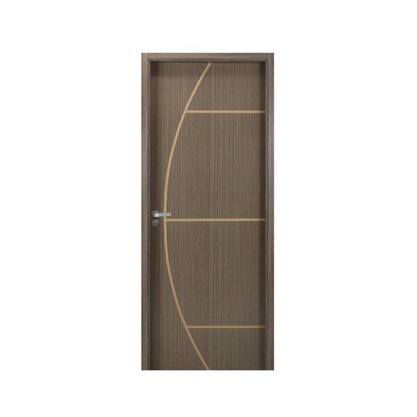 Kit Porta De Madeira Decorada 215x84cm Com Batente De Mdf Ult