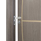 Kit Porta De Madeira Decorada 215x84cm Com Batente De Mdf Ult