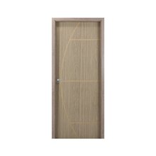 Kit Porta De Madeira Decorada 215x84cm Com Batente De Mdf Ult