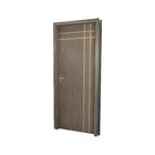 Kit Porta De Madeira Decorada 215x94cm Com Batente De Mdf Ult