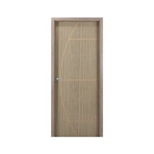 Kit Porta De Madeira Decorada 215x94cm Com Batente De Mdf Ult