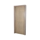 Kit Porta De Madeira Decorada 215x94cm Com Batente De Mdf Ult