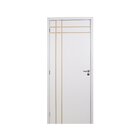 Kit Porta De Madeira Decorada 215x94cm Com Batente De Mdf Ult