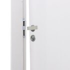 Kit Porta De Madeira Decorada 215x94cm Com Batente De Mdf Ult