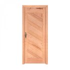 Kit Porta De Madeira Direita 213cmx84,5cmx12cm Pe26 Esel Natu
