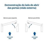 Kit Porta De Madeira Direita 84,5cmx213cmx12cm Pe30 Esel Natu