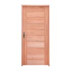 Kit Porta de Madeira Direita 94,5cmx213cmx12cm PE30 Esel Natu