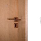 Kit Porta De Madeira Frisada 210x80cm Batente 14cm Fechadura