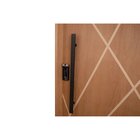 Kit Porta De Madeira Frisada 210x92cm Batente 14cm Fechadura