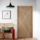 Kit Porta De Madeira Frisada 215,5x66,5cm Batente 14cm Fechad