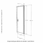 Kit Porta De Madeira Frisada 215,5x86,5cm Batente 14cm Fechad