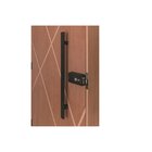 Kit Porta De Madeira Frisada 215,5x86,5cm Batente 14cm Fechad